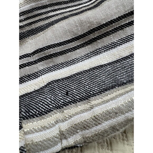 Maggie Barnes Open Cardigan Linen Blend Striped Beach Lagenlook | Womens Size 3X - Picture 7 of 10